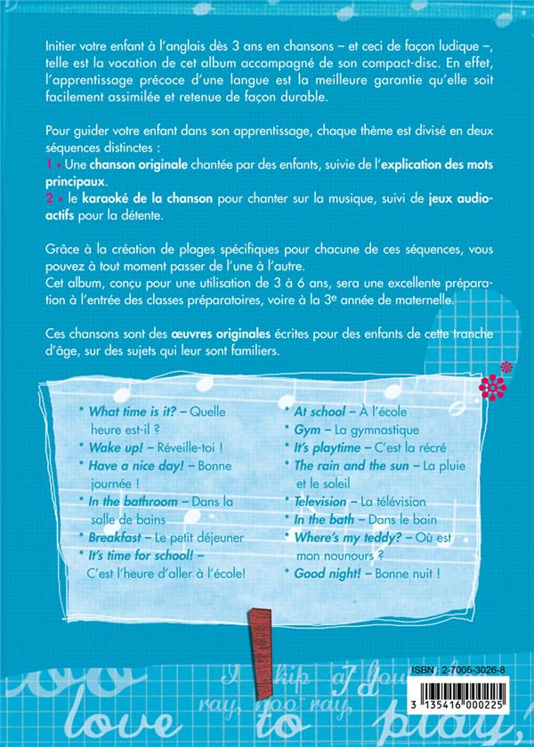 J'apprends l'anglais en chantant