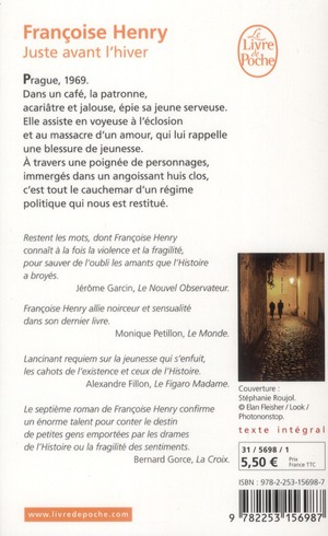 Juste avant l'hiver