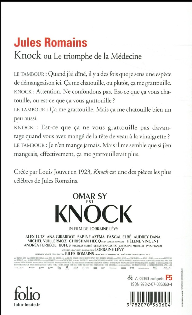 Knock ou le triomphe de la medecine