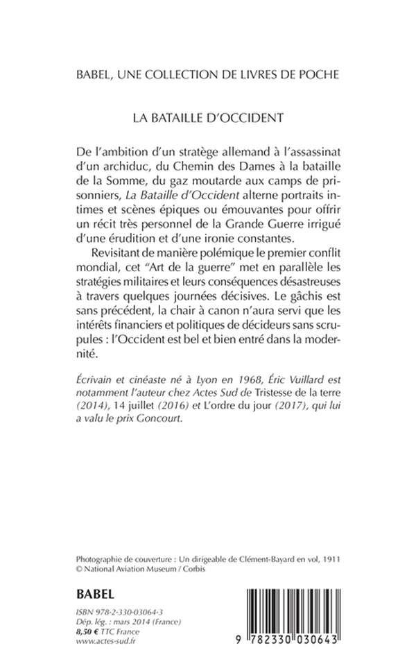 La bataille d'Occident
