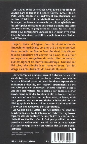 La Birmanie : L'Age d'or de Pagan