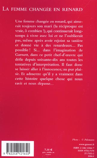 La femme changee en renard