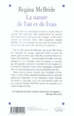 La nature de l'air et de l'eau