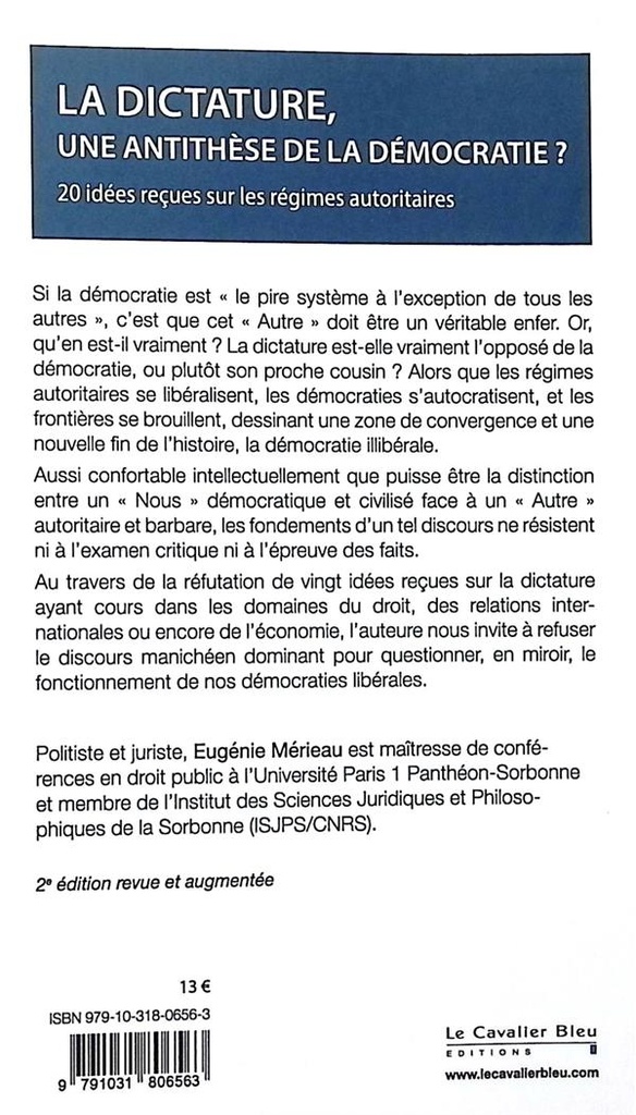 La dictature, une antithese de la democratie ?