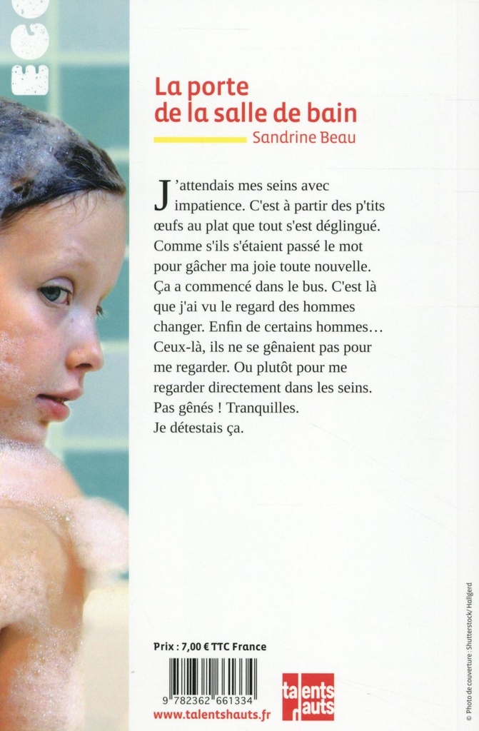 La porte de la salle de bain