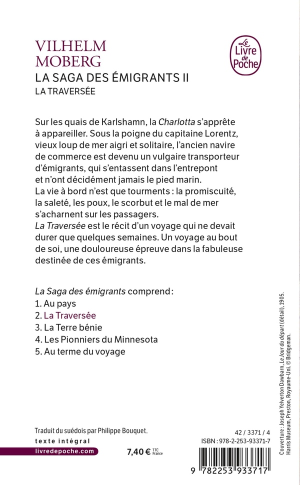 La saga des emigrants T2 : La traversee