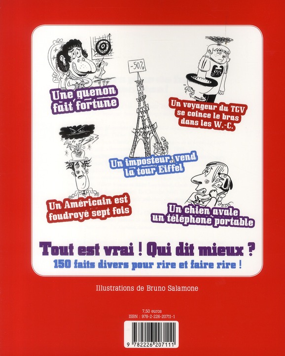 La vache tombee du ciel et autres faits divers