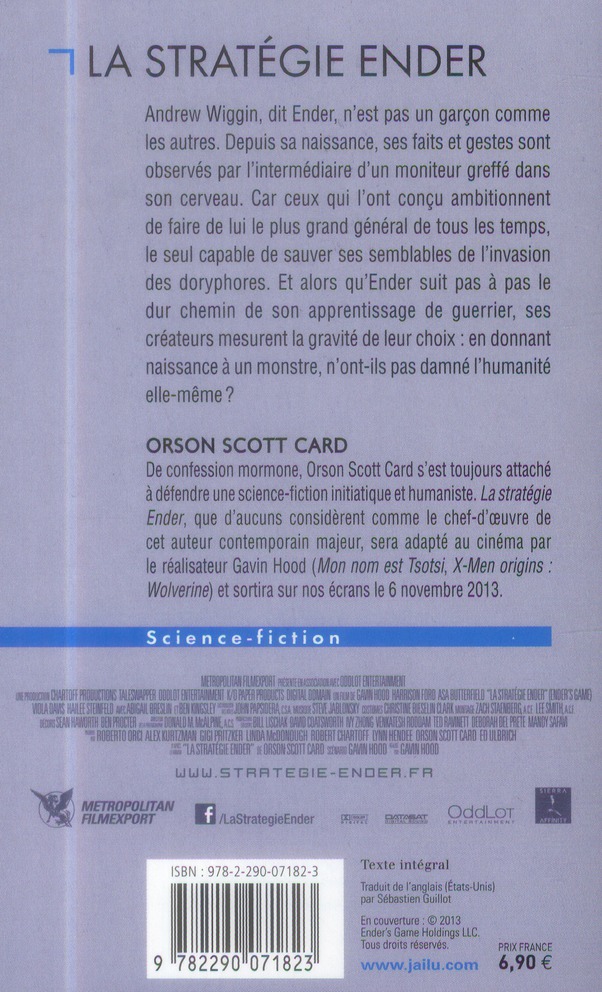 Le cycle d'ender, T1 : La strategie ender