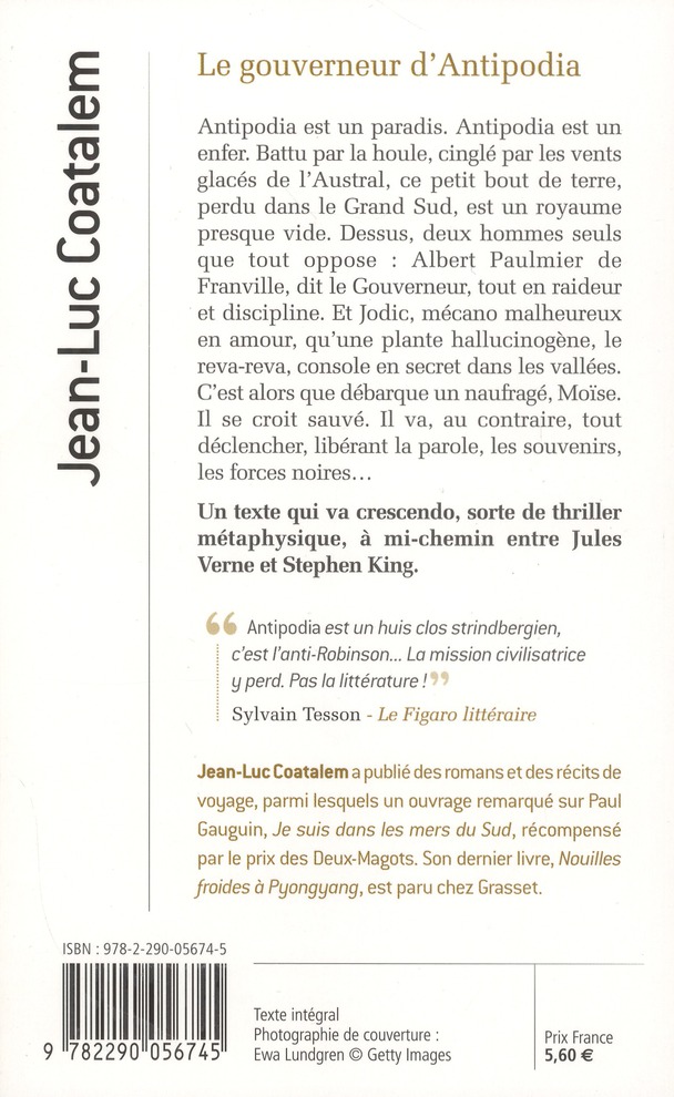 Le gouverneur d'Antipodia