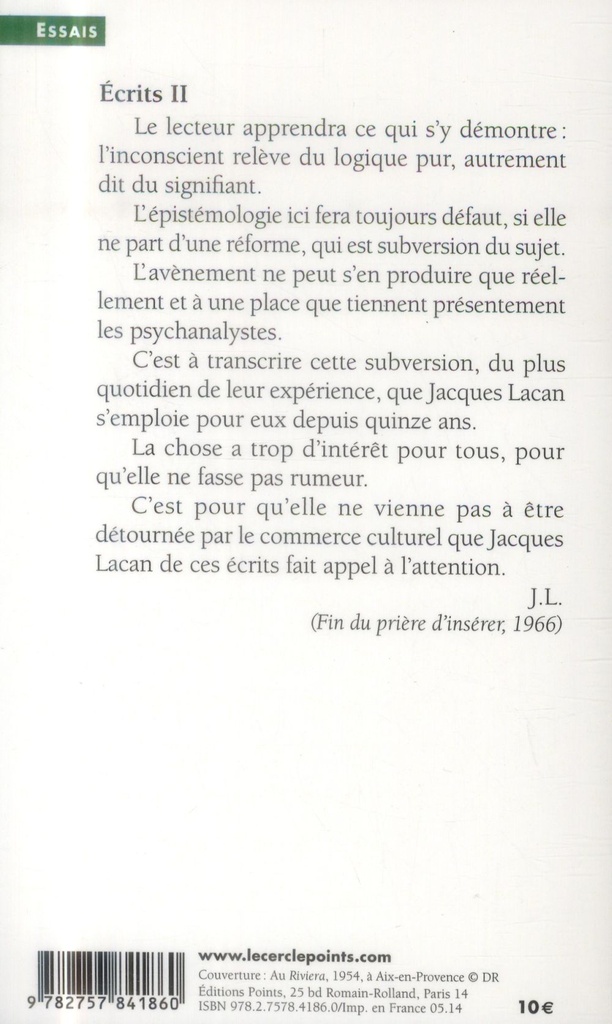 Ecrits,T2