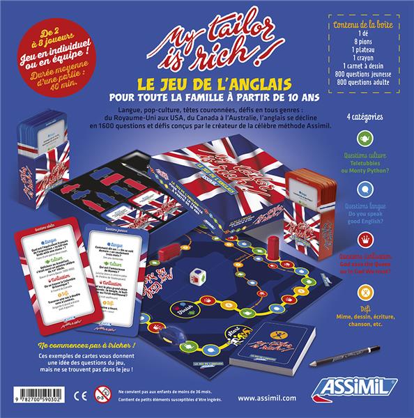 Le jeu de l'anglais: My tailor is rich!