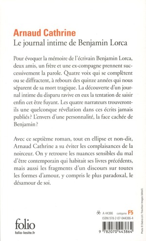 Le journal intime de Benjamin Lorca