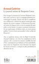 Le journal intime de Benjamin Lorca