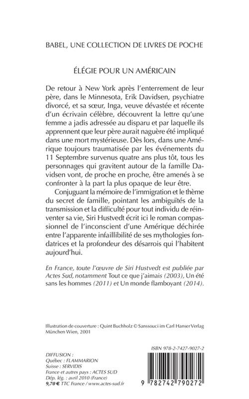 Elegie pour un americain