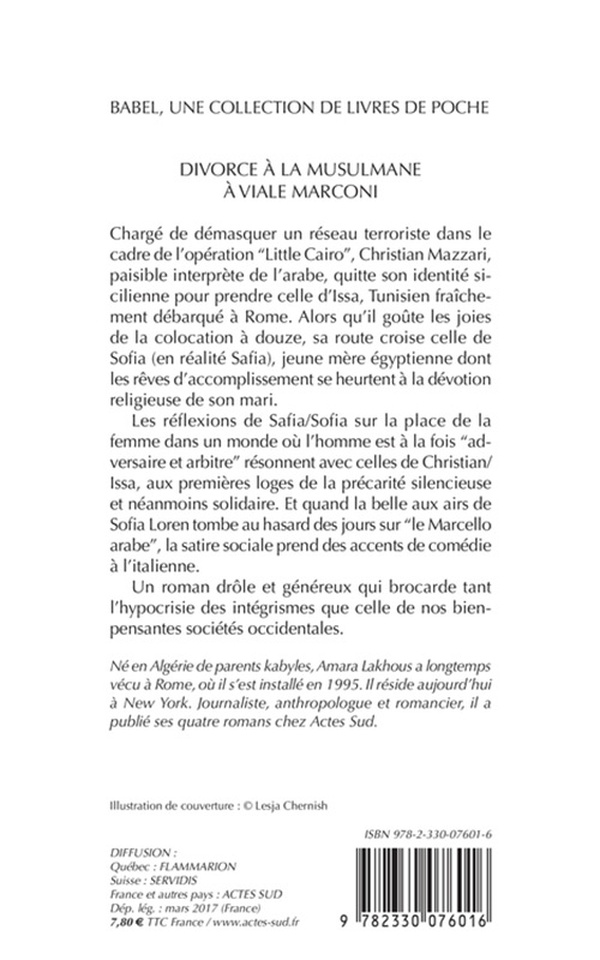 Divorce a la musulmane a viale Marconi