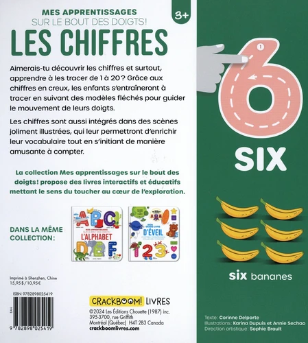 Mes apprentissages sur le bout des doigts : les chiffres