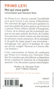 Moi qui vous parle