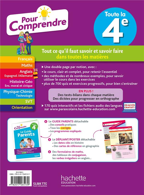 Pour comprendre Toute la 4e