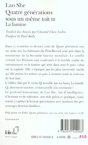 Quatre generations sous un meme toit, T3