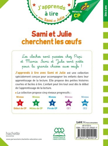 Sami et Julie CP Niveau 2 : Sami et Julie cherchent des oeufs