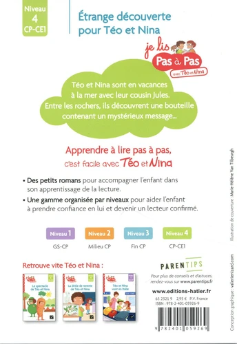 Teo et Nina Niveau 4 : Etrange decouverte pour Teo et Nina
