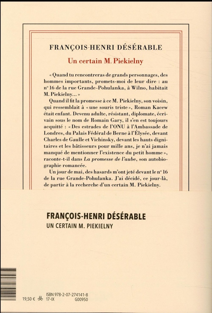 Un certain M. Piekielny