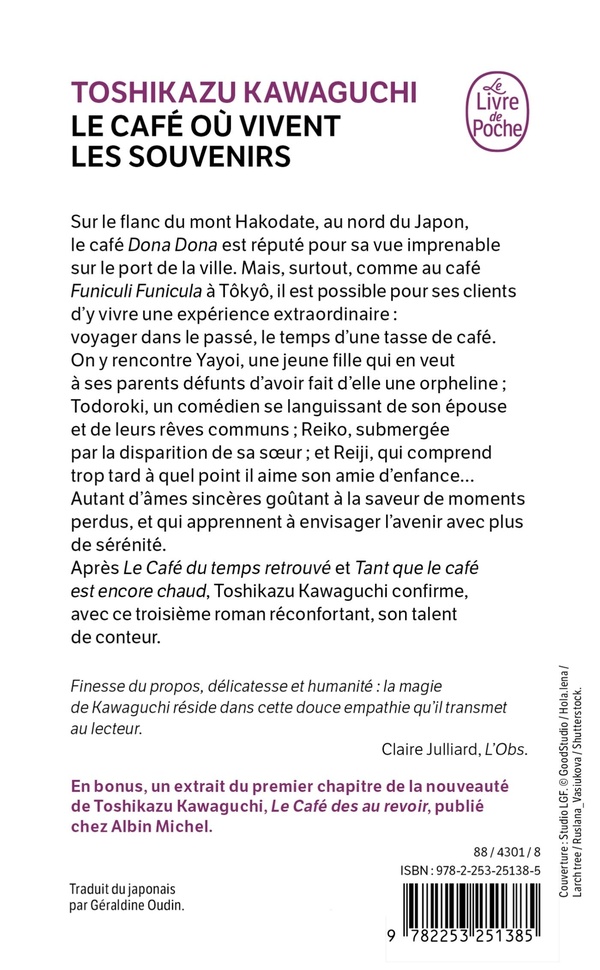 Le cafe ou vivent les souvenirs