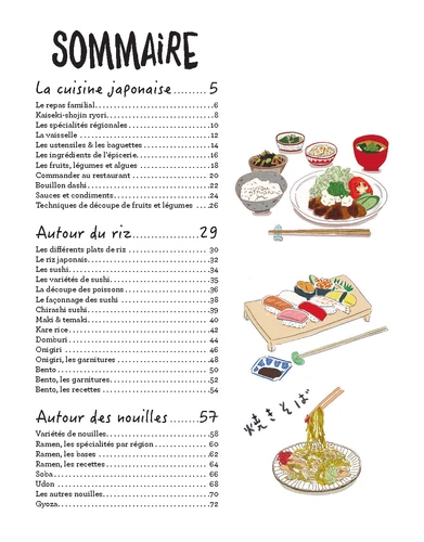 La cuisine japonaise illustree
