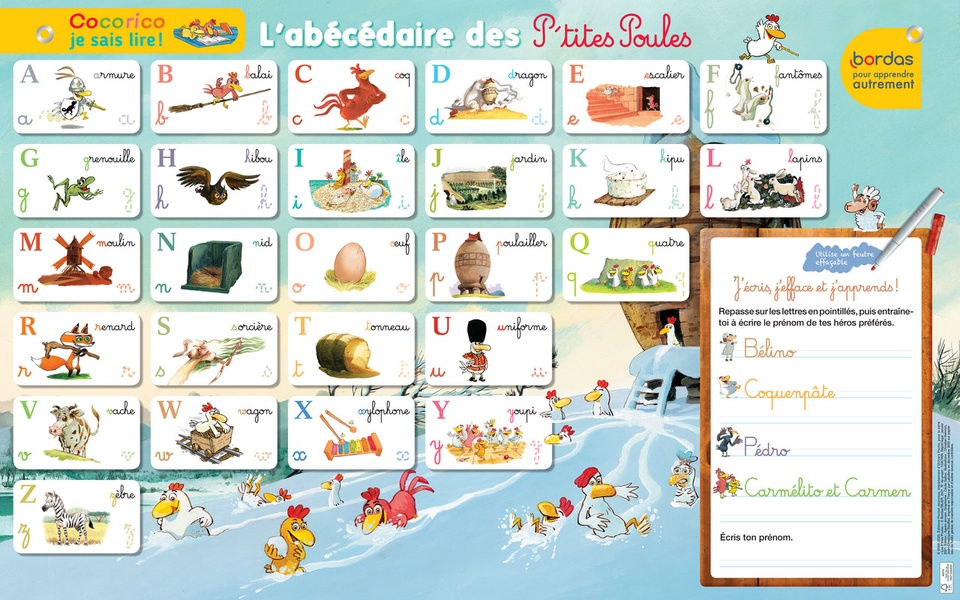 L'Abecedaire des P'tites Poules