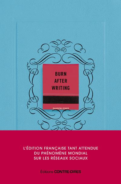 Burn after writing - bleu