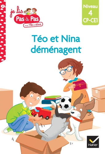 [9782401077577]  Teo et Nina niveau 4 - Teo et Nina demenagent