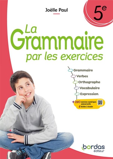 [9782047404898] La grammaire par les exercices 5eme