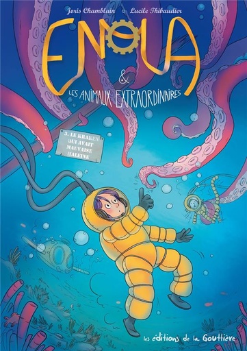 [9791092111521] Enola et les animaux extraordinaires, T3 : Le kraken qui avait mauvaise haleine