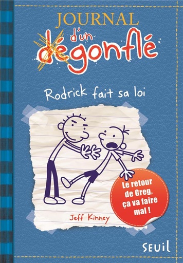 [9782020988186] Journal d'un degonfle, T2 : Rodrick fait sa loi