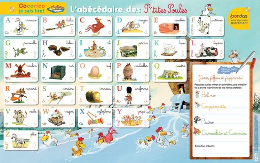 [3133097359083] L'Abecedaire des P'tites Poules